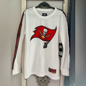 Kids NFL Tamp Bay Buccaneers Long Sleeve Shirt Medium (10/12) NWT